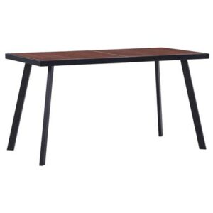 Eettafel vidaXL Zwart