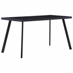 Eettafel vidaXL Zwart