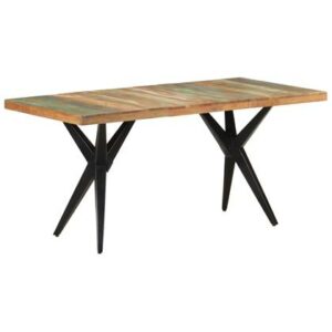 Eettafel vidaXL Zwart