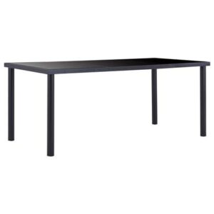 Eettafel vidaXL Zwart