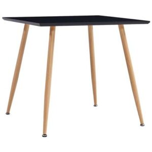 Eettafel vidaXL Zwart