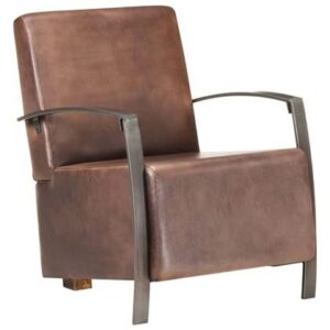 Fauteuil vidaXL Bruin