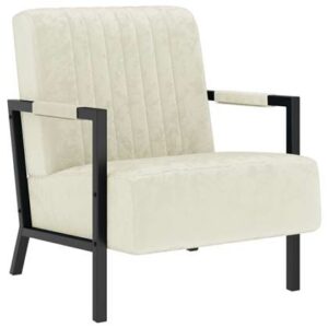 Fauteuil vidaXL Wit