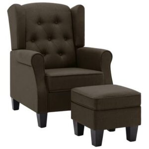 Fauteuil vidaXL Bruin