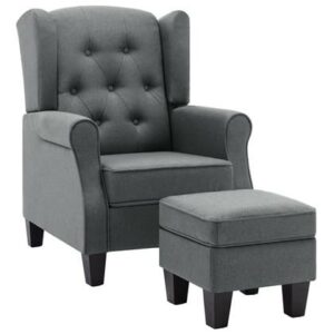 Fauteuil vidaXL Grijs