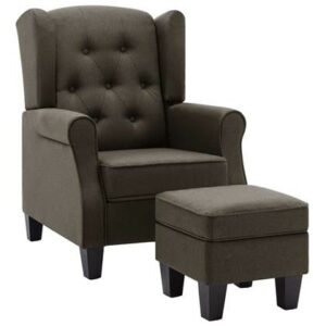 Fauteuil vidaXL Taupe