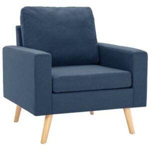 Fauteuil vidaXL Blauw