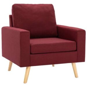 Fauteuil vidaXL Rood