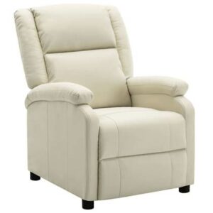 Fauteuil vidaXL Wit