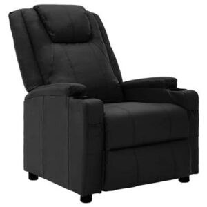 Fauteuil vidaXL Zwart