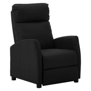 Fauteuil vidaXL Zwart