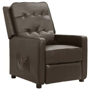 Fauteuil vidaXL Bruin