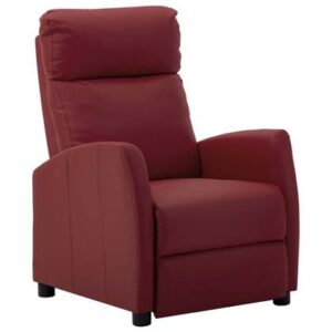 Fauteuil vidaXL Rood