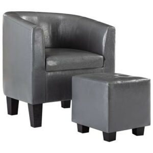 Fauteuil vidaXL Grijs