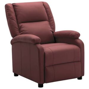 Fauteuil vidaXL Rood