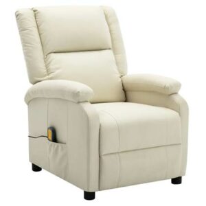 Fauteuil vidaXL Wit