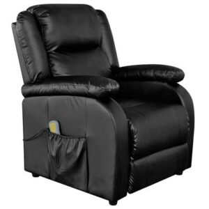 Fauteuil vidaXL Zwart