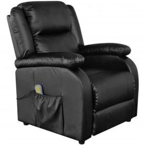 Fauteuil vidaXL Zwart