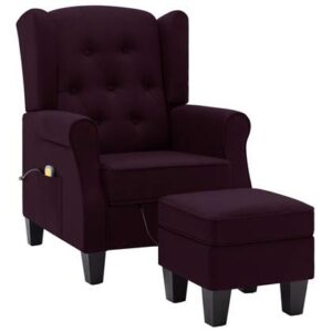 Fauteuil vidaXL Paars