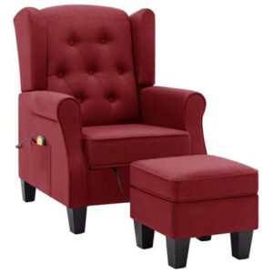 Fauteuil vidaXL Rood