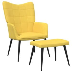 Fauteuil vidaXL Geel