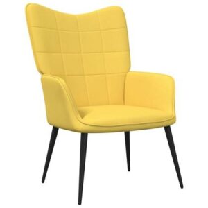 Fauteuil vidaXL Geel