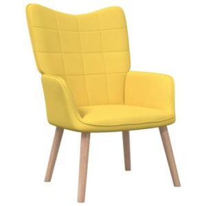 Fauteuil vidaXL Geel