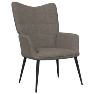 Fauteuil vidaXL Taupe