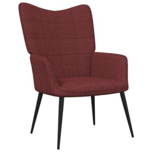 Fauteuil vidaXL Rood