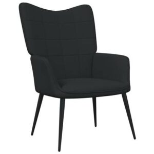 Fauteuil vidaXL Zwart