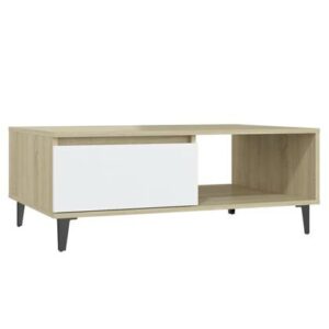 Salontafel vidaXL Wit