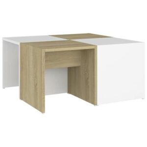 Salontafel vidaXL Wit