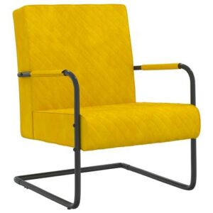 Fauteuil vidaXL Geel