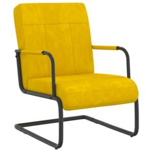 Fauteuil vidaXL Geel