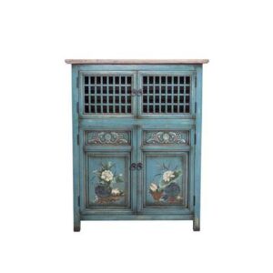 Opbergkast Fine Asianliving Blauw