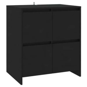 Dressoir vidaXL Zwart