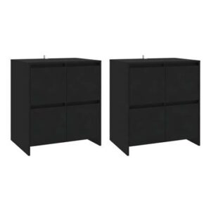 Dressoir vidaXL Zwart