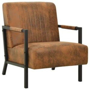 Fauteuil vidaXL Bruin