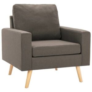 Fauteuil vidaXL Taupe