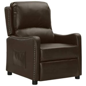 Fauteuil vidaXL Bruin