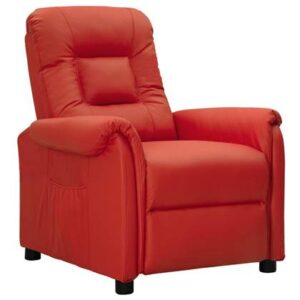 Fauteuil vidaXL Rood