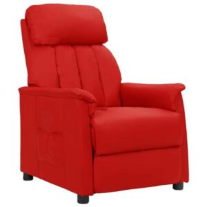 Fauteuil vidaXL Rood