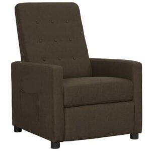 Fauteuil vidaXL Bruin