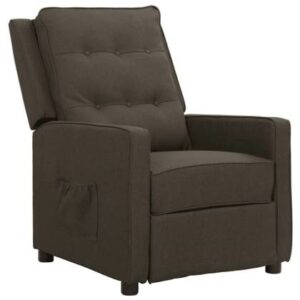 Fauteuil vidaXL Bruin