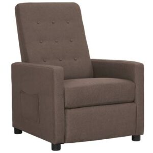 Fauteuil vidaXL Taupe