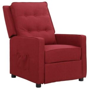 Fauteuil vidaXL Rood