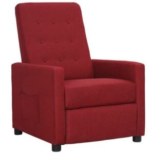 Fauteuil vidaXL Rood