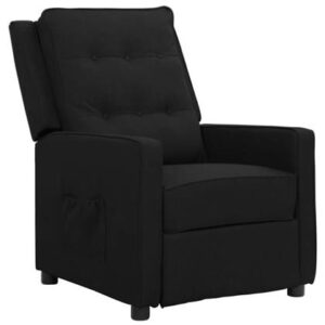 Fauteuil vidaXL Zwart