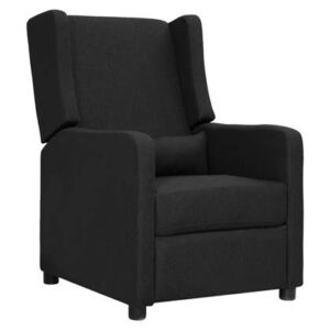 Fauteuil vidaXL Zwart