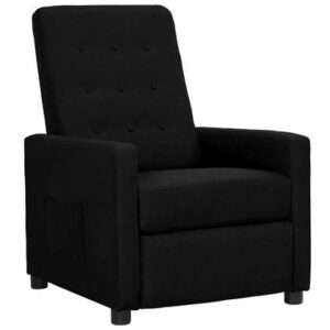 Fauteuil vidaXL Zwart